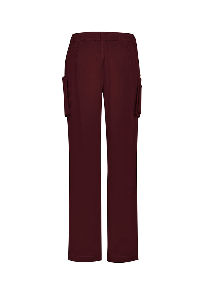 Biz Care Womens Avery Multi-Pocket Straight Leg Pant (CSP944LL)