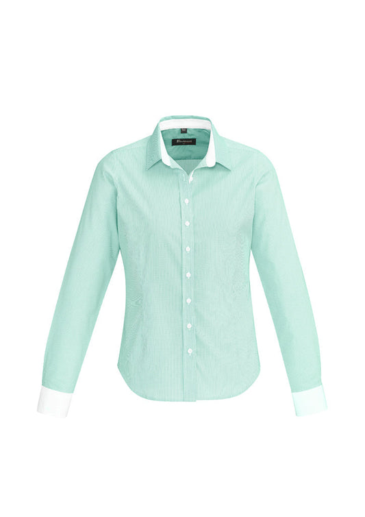 Biz Corporate Fifth Avenue Ladies Long Sleeve Shirt (40110)-Clearance