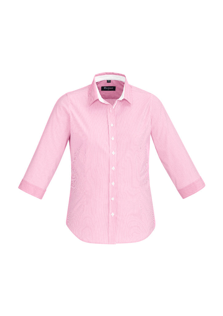 Biz Corporate Fifth Avenue Ladies 3/4 Sleeve Shirt (40111)-Clearance