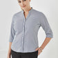 Biz Corporate Bordeaux Ladies 3/4 Sleeve Shirt (40114)-Clearance