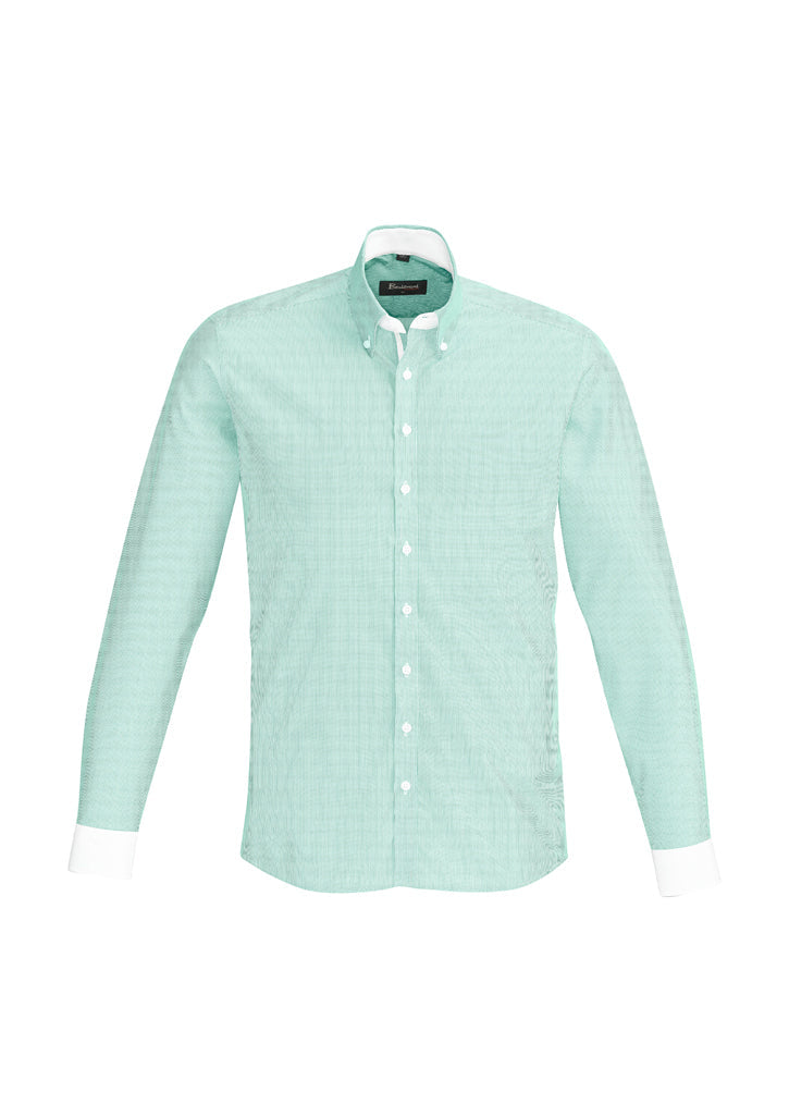 Biz Corporate Fifth Avenue Mens Long Sleeve Shirt (40120)-Clearance