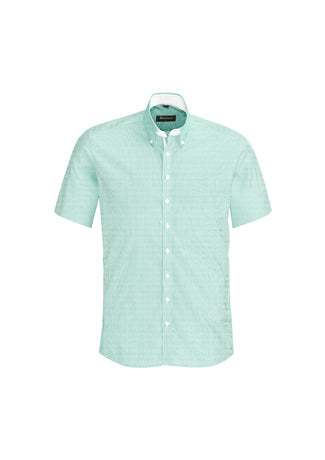 Biz Corporate Fifth Avenue Mens Short Sleeve Shirt (40122)-Clearance