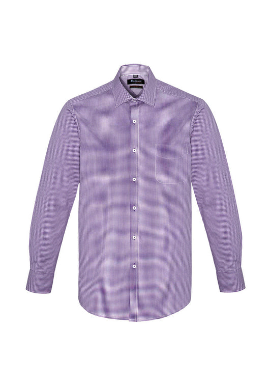 Biz Corporate Mens Newport Long Sleeve Shirt (42520)