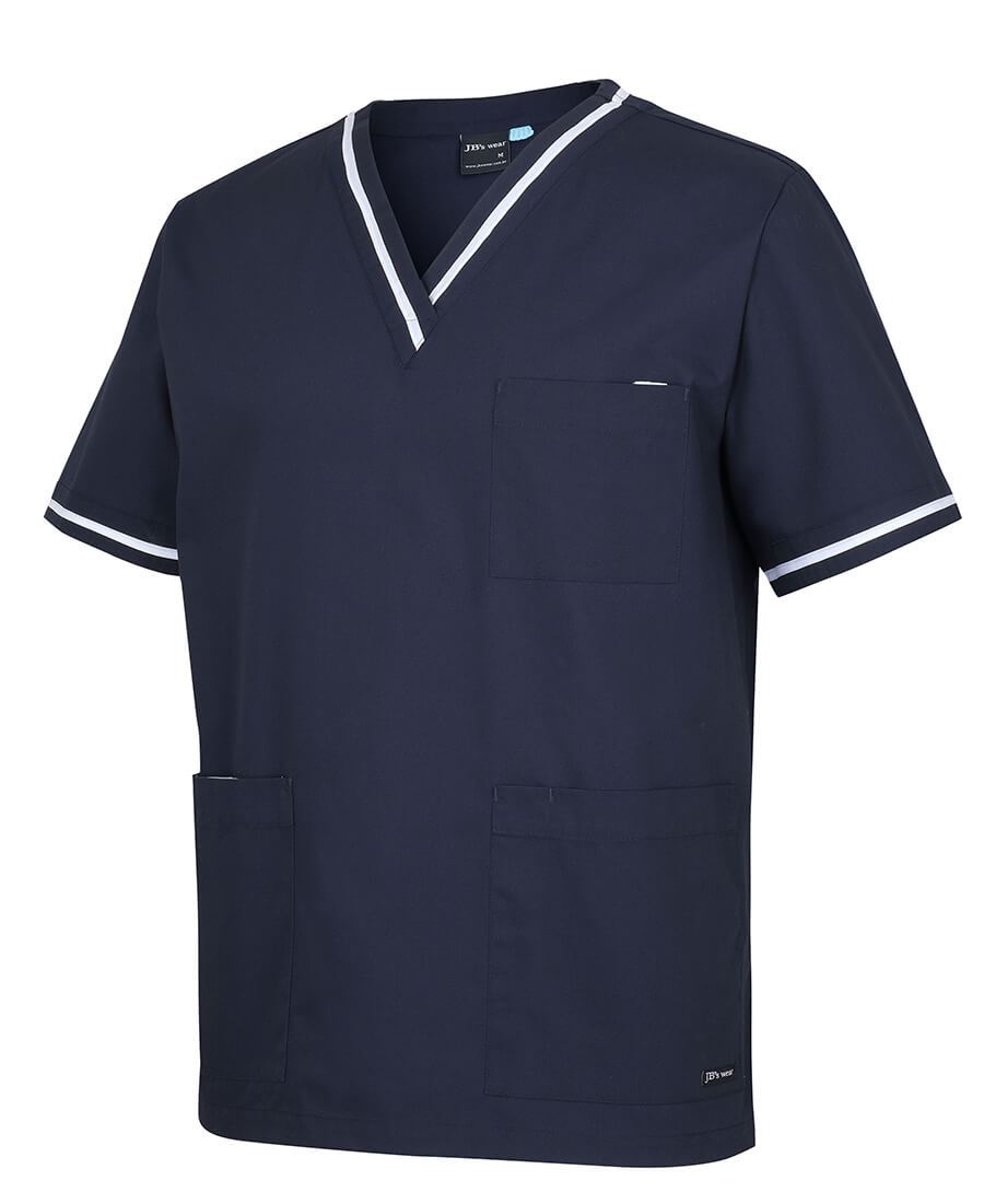 JB's Contrast Unisex Scrubs Top (4SCT)