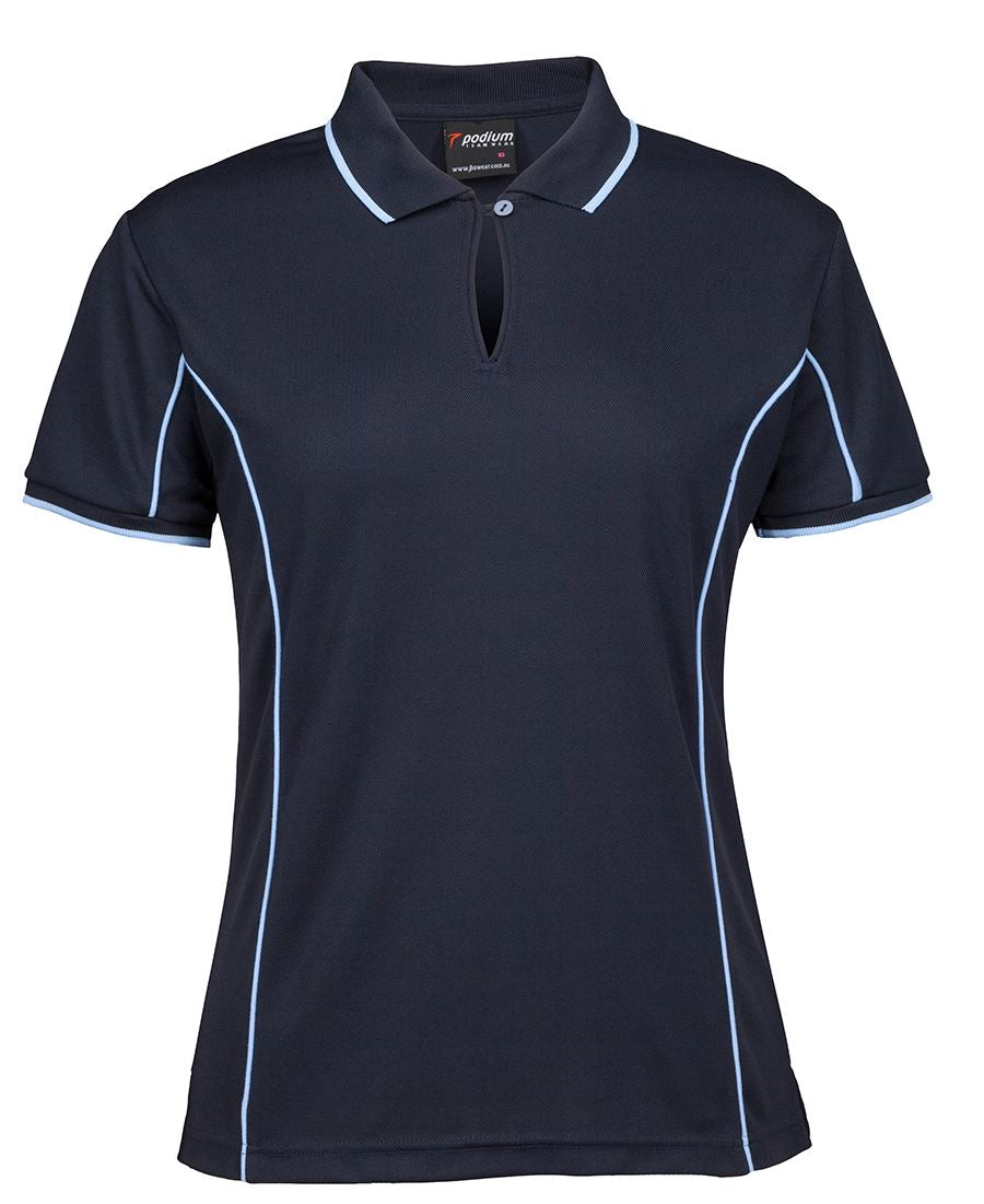 JB's Podium Ladies Piping Polo (3rd 4 colour)-(7LPI)