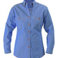Bisley Ladies Chambray Shirt - Long Sleeve-(B76407L)