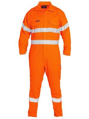 Bisley Tencate Tecasafe® Plus Taped Hi Vis Engineered Vented Coverall-(BC8085T)