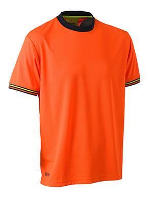 Bisley Hi Vis Polyester Mesh Short Sleeve T-shirt (BK1220)
