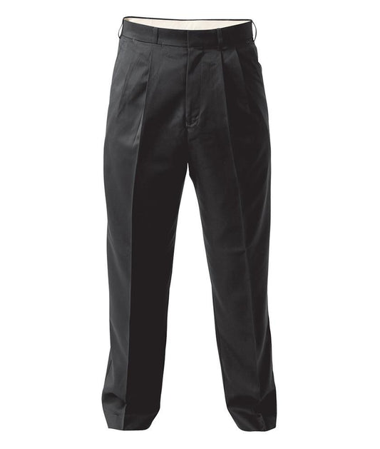 KingGee Easy Care Pleat Front Permanent Press Trouser - 80% Poly/20% Viscose Blend-245gsm