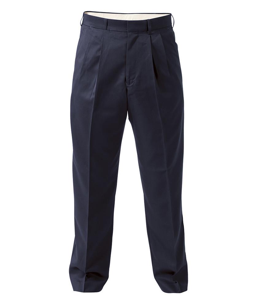 KingGee Easy Care Pleat Front Permanent Press Trouser - 80% Poly/20% Viscose Blend-245gsm