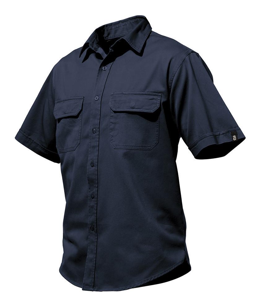 KingGee Worn G's Short Sleeve Shirt- 100% Cotton Drill