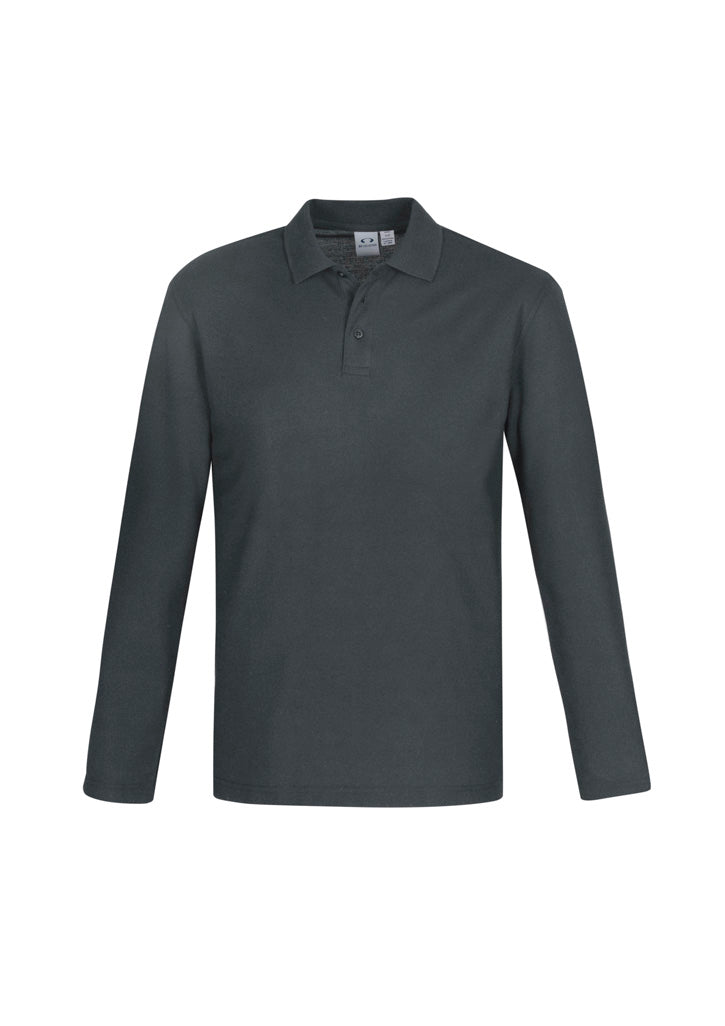 Biz Collection Crew Mens L/S Polo (P400ML)