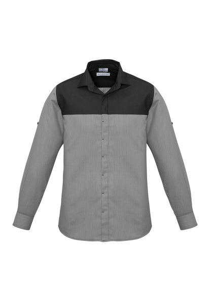 Biz Collection Mens Havana Long Sleeve Shirt (S503ML)