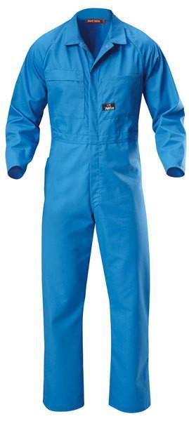 Hard Yakka-Hard Yakka Poly Cotton Coverall-Blue Medit / 29 x 35-Uniform Wholesalers - 1