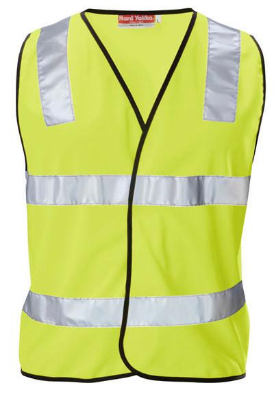 Hard Yakka - Hi Visibility Polyester Vest With 3m Tape (Y21283)