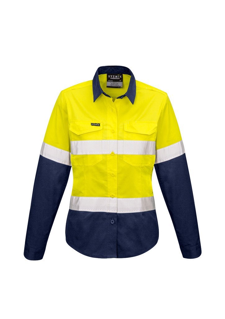 Syzmik ZW720 Womens L/S Taped Shirt