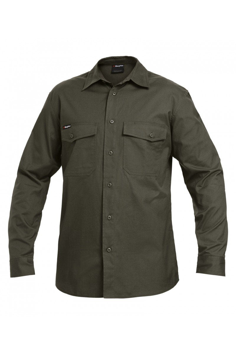 KingGee Workcool 2 Shirt L/S - Cotton Ripstop (K14820)