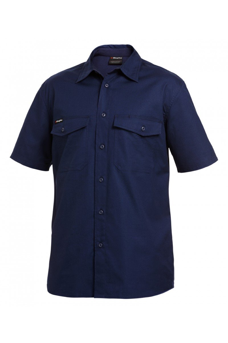KingGee Workcool 2 Shirt S/s - Cotton Ripstop