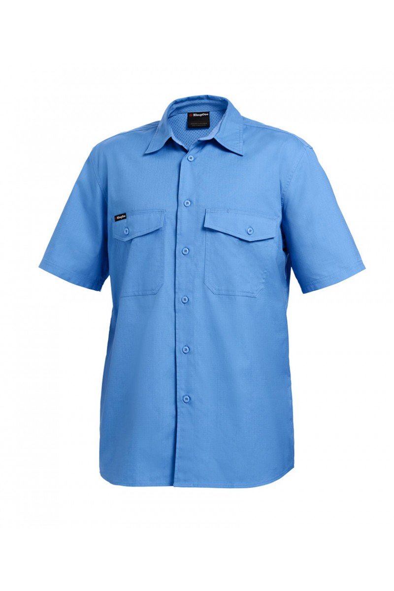 KingGee Workcool 2 Shirt S/s - Cotton Ripstop