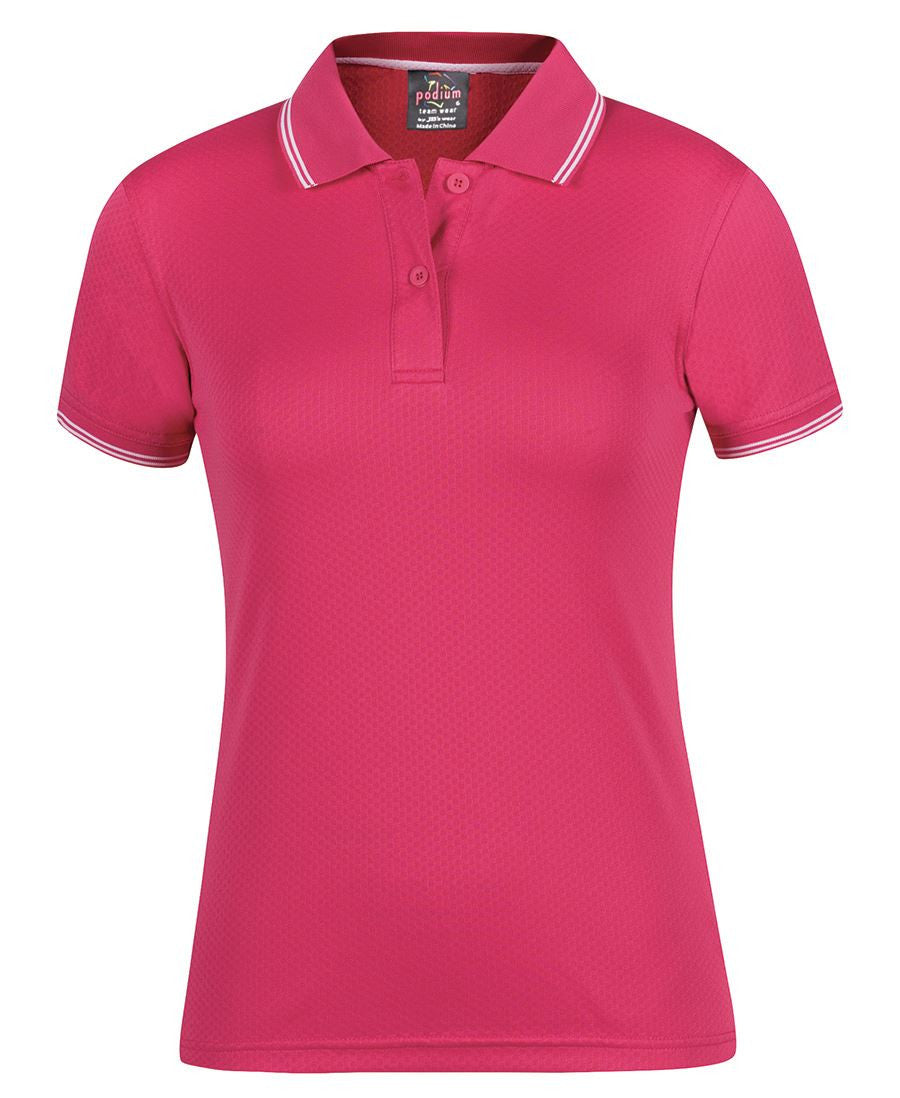 JB'S Pdm Ladies Jacquard Contrast Polo (7JCP1)