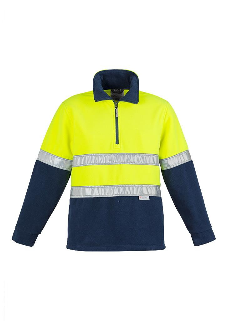 Sysmic Unisex Day/night Fleece Jumper - Hooped (ZT461)