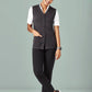 Biz Care Womens Button Front Knit Vest (CK961LV)