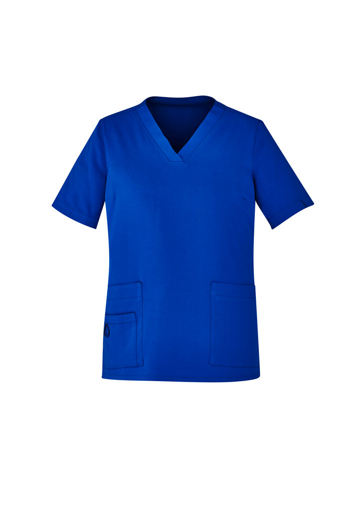 Biz Care Womens Avery Easy Fit V-Neck Scrub Top (CST941LS)