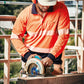 Syzmik Unisex Hi Vis Segmented L/S Polo - (ZH530)