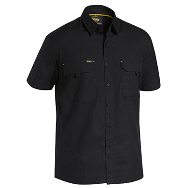 Bisley Mens X Airflow™ Ripstop Work Shirt Short Sleeve-(BS1414)