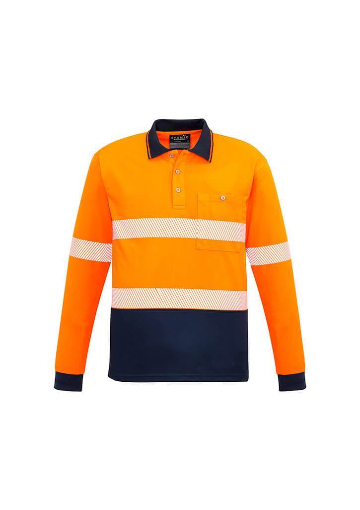 Syzmik Unisex Hi Vis Segmented L/S Polo - (ZH530)