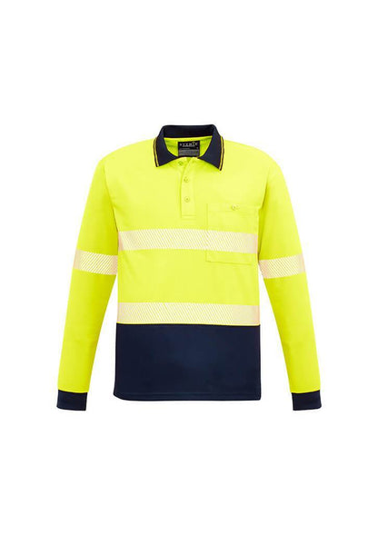 Syzmik Unisex Hi Vis Segmented L/S Polo - (ZH530)