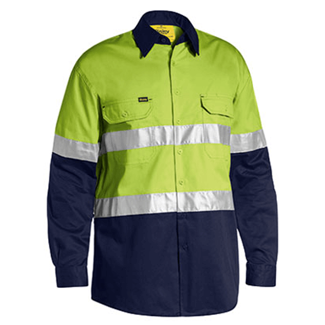 Bisley Men's 3M Taped Cool Hi Vis Light Weight Shirt-(BS6696T)