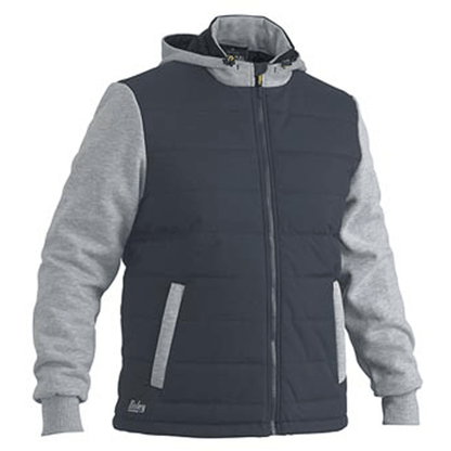 Bisley Flex & Move™ Contrast Puffer Fleece Hoodie (BJ6944)