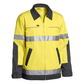 Bisley 3M Taped Two Tone Hi Vis Liquid Repellent Cotton Drill Jacket-(BJ6917T)