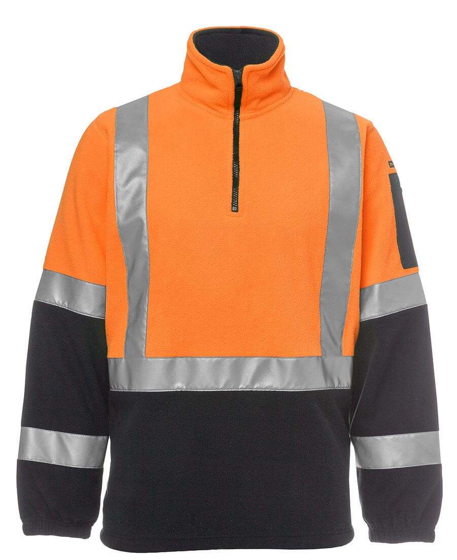 JB's Hi Vis (D+N) H Pattern Biomotion 1/2 Zip Polar Fleece (6DHPF)