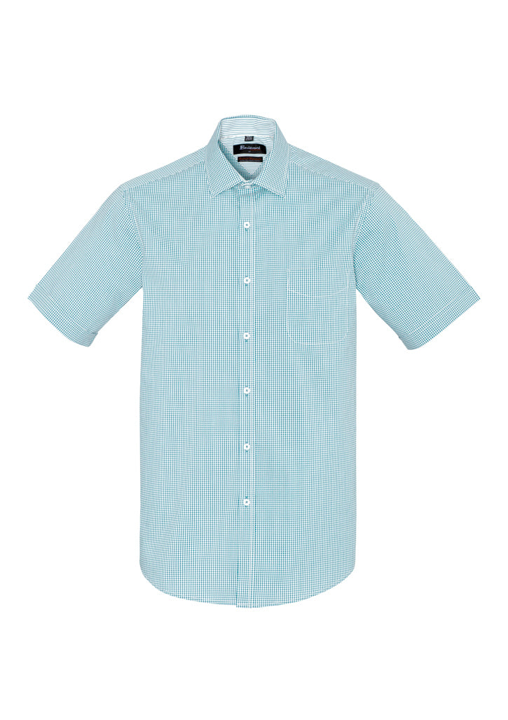Biz Corporate Mens Newport Short Sleeve Shirt (42522)