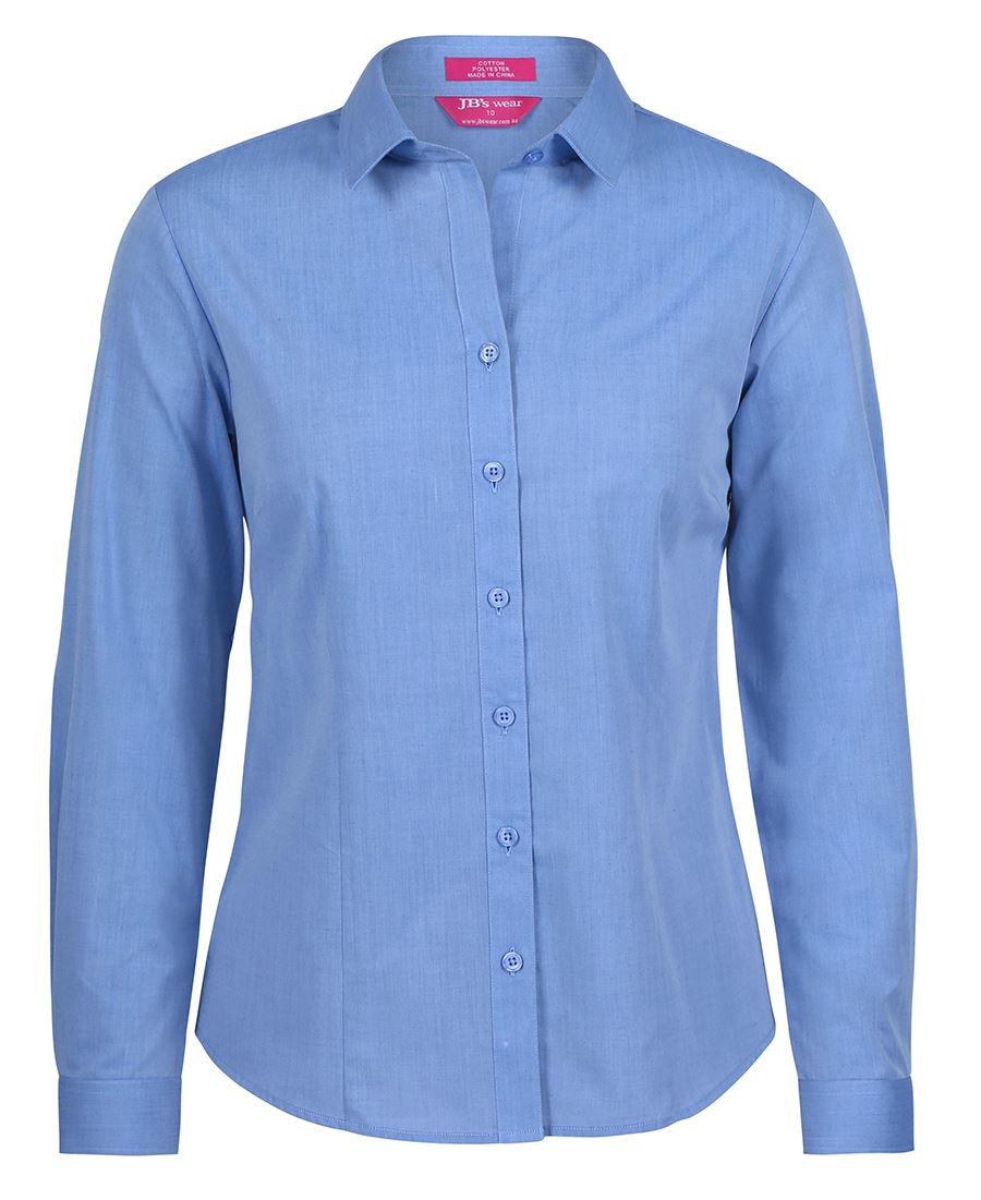 Jb's Ladies Classic L/S Fine Chambray Shirt (4FC1L)