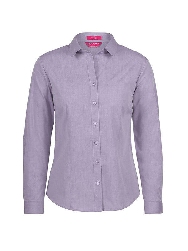 Jb's Ladies Classic L/S Fine Chambray Shirt (4FC1L)