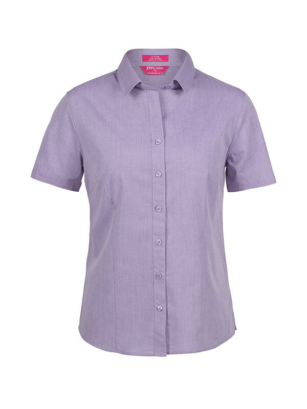 Jb's  Ladies Classic S/S Fine Chambray Shirt (4FC1S)