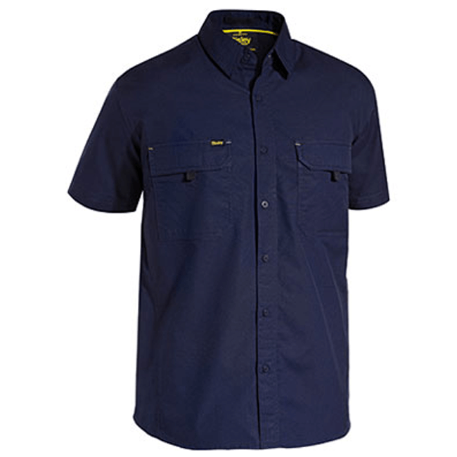 Bisley Mens X Airflow™ Ripstop Work Shirt Short Sleeve-(BS1414)