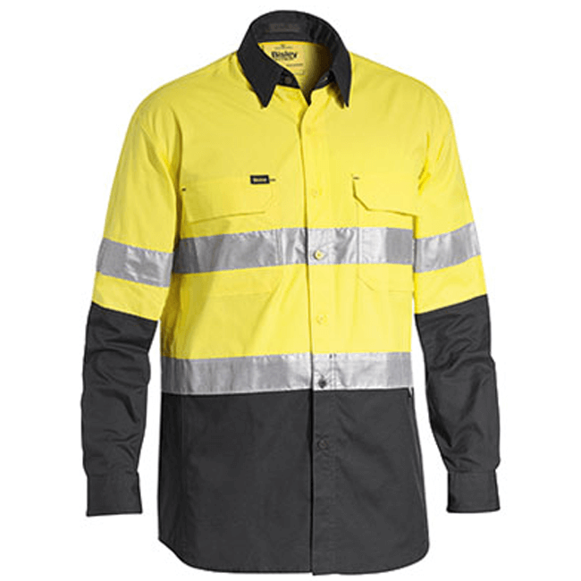 Bisley 3m Taped Hi Vis X Airflow™ Ripstop Shirt-(BS6415T)