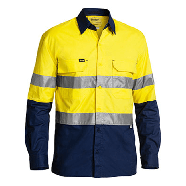 Bisley 3m Taped Hi Vis X Airflow™ Ripstop Shirt-(BS6415T)