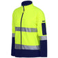 Jb's Ladies Hi Vis (D+N) Softshell Jacket with 3M Tape (6D4J1)