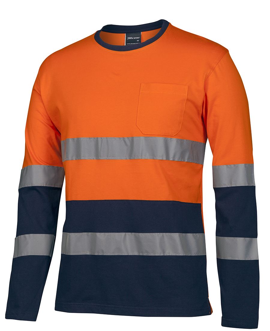 Jb's D+N L/S Crew Neck Cotton T-Shirt (6DNTN)