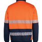 JB Hi Vis 330G 1/2 Zip Segmented Tape Fleece (6DPS)