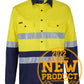 Jb's  Hi Vis (D+N) L/S Stretch Work Shirt With Tape