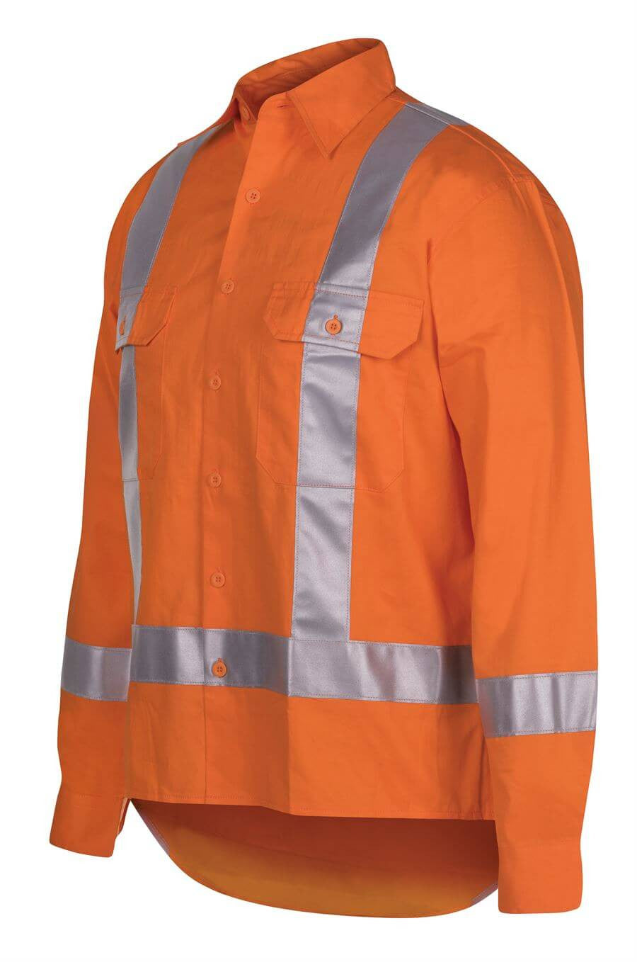 JB's Hi Vis (D+N) L/S 150G TTMC-W Tape Shirt (6DTLS)