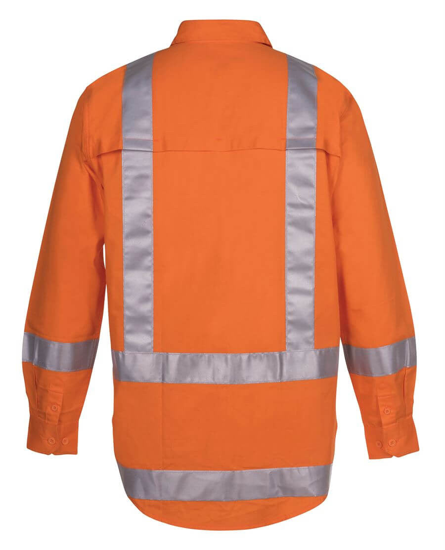 JB's Hi Vis (D+N) L/S 150G TTMC-W Tape Shirt (6DTLS)