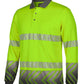 JB's Hi Vis L/S Arrow Sub Polo With Segmented Tape (6HAL)
