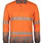 JB's Hi Vis L/S Arrow Sub Polo With Segmented Tape (6HAL)
